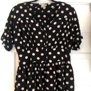 ASOS polka dot day dress